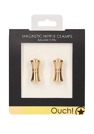 Magnetic Nipple Clamps - Balance Pin - Gold
