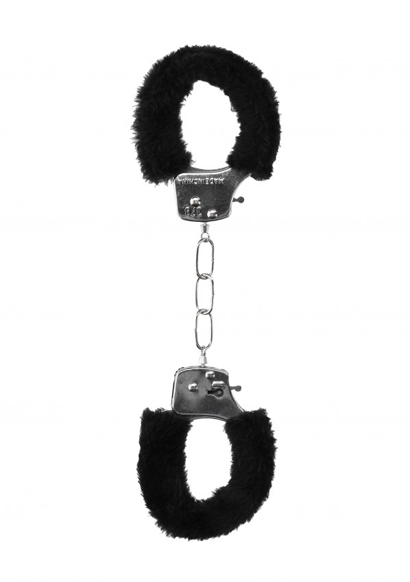 Beginner's Furry Hand Cuffs With Quick-Release Button