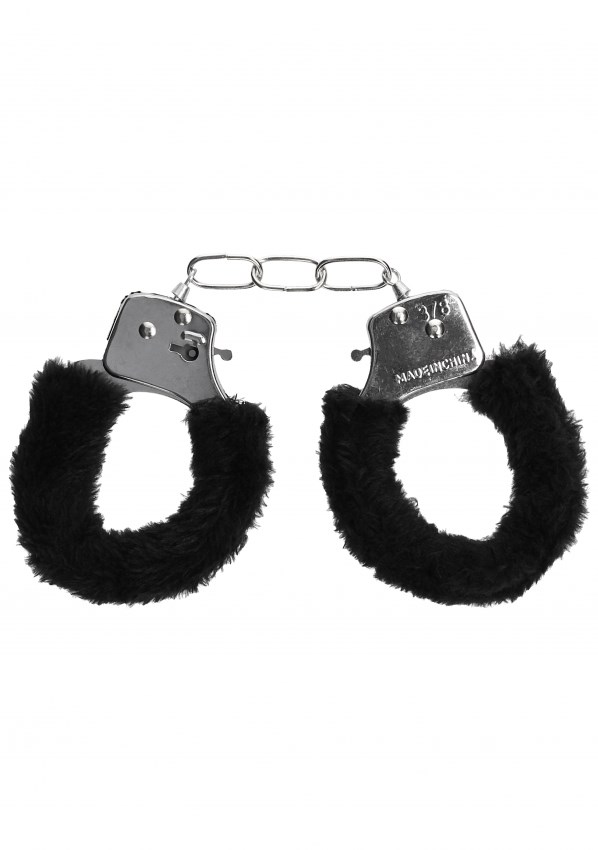 Beginner's Furry Hand Cuffs With Quick-Release Button