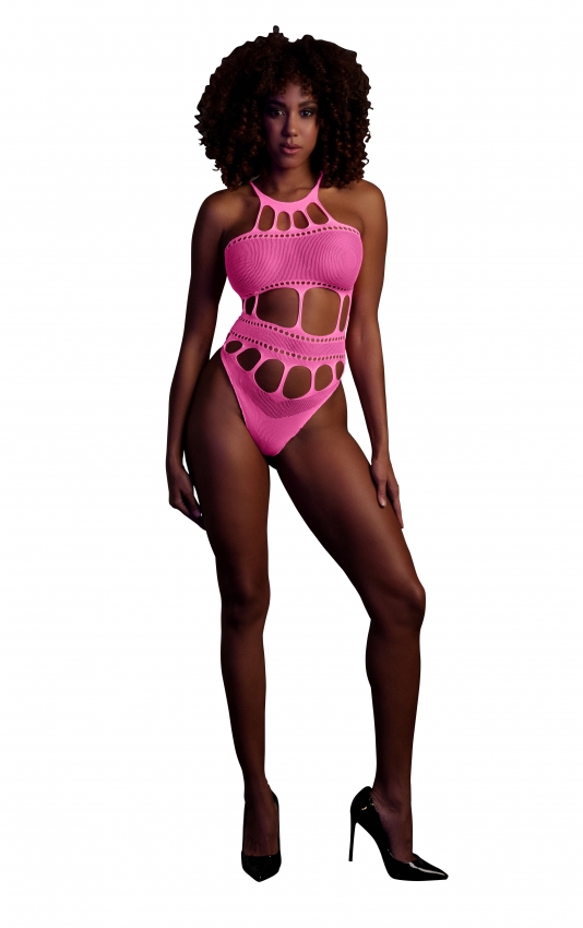 Pink Body with Grecian Neckline