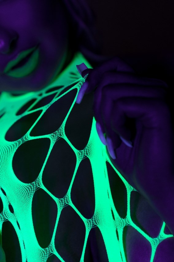 Green Bodystocking with Halterneck