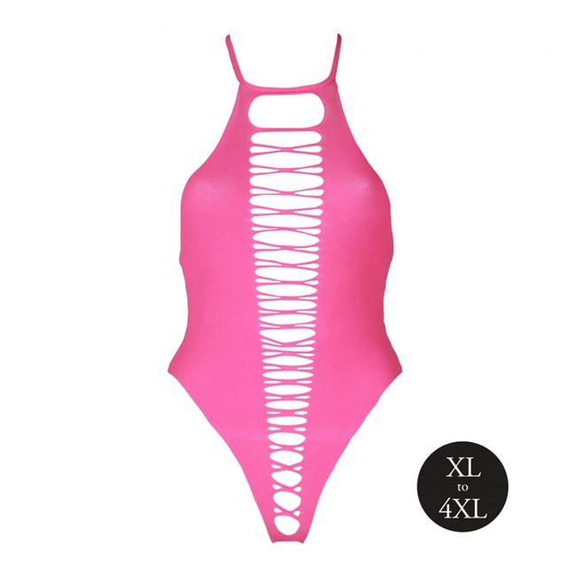 Pink High-Cut Body plus size