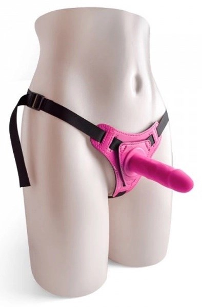 TOYZ4LOVERS Justerbar Strap-On-sele med Realistisk Dildo