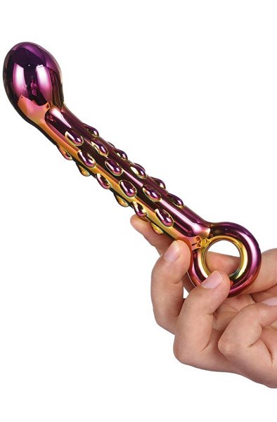 Dream Toys Glamour Glass Ribbed G-spot Dildo