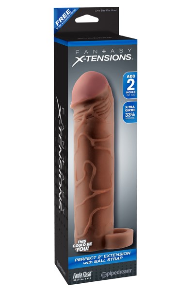 Fantasy X-tensions Perfect Extension med Ball Strap - Penisforlenger