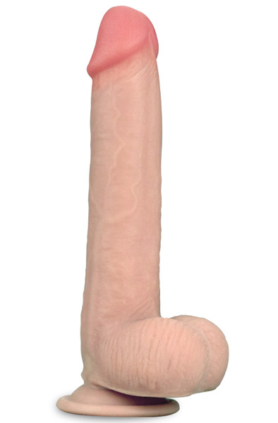 Sliding Skin Dual Layer Dong 23cm Dildo
