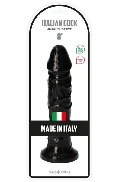 TOYZ4LOVERS Dildo Ottavio 20 cm - Svart