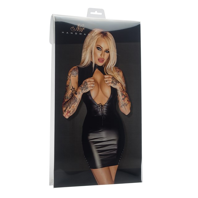 Noir CHEEKY Wetlook Minikjole