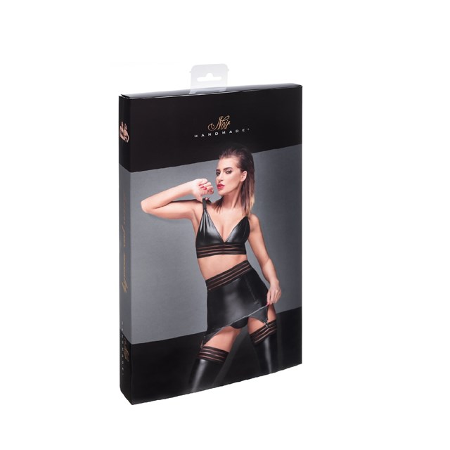 Noir Wetlook Bralette