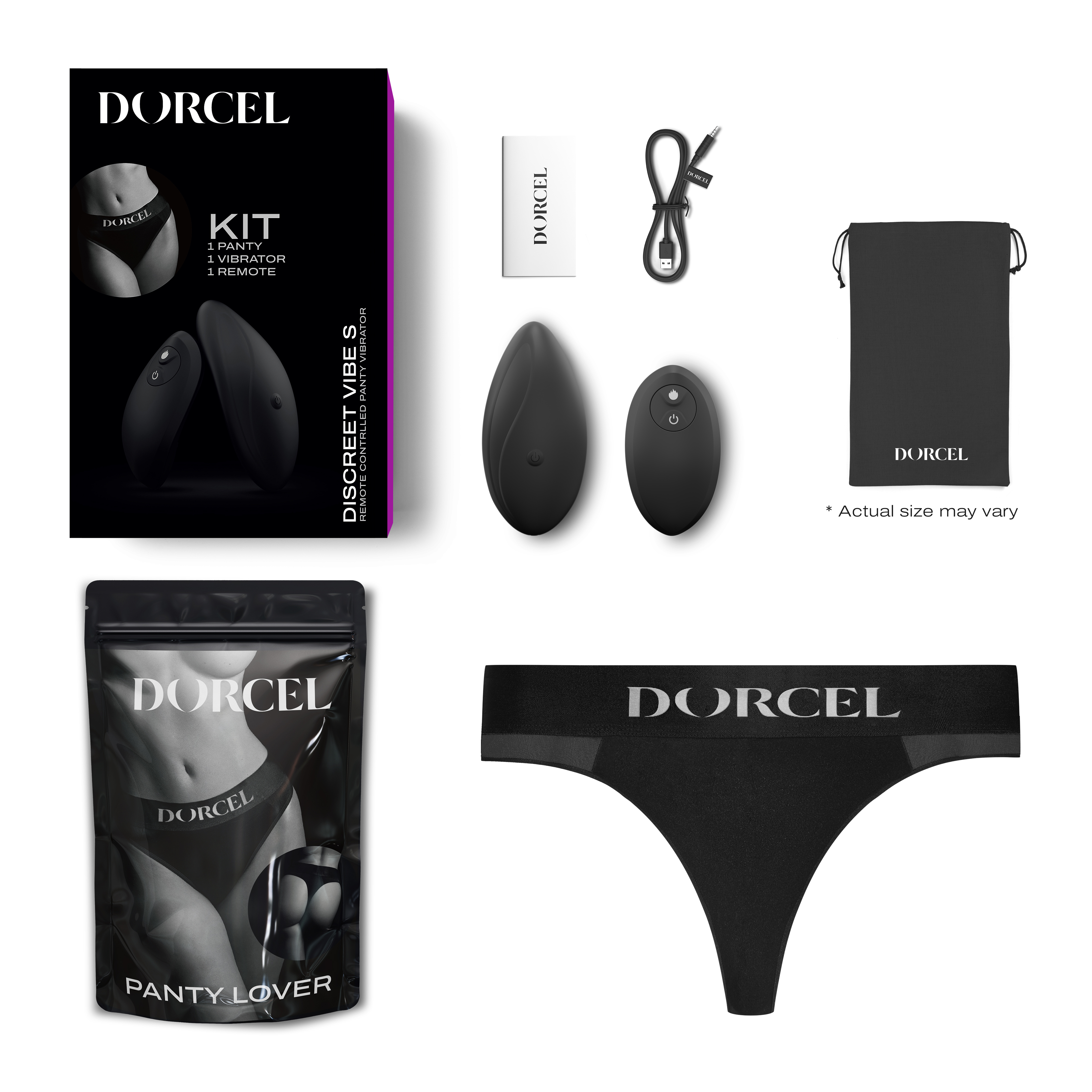 Discreet Vibe - Truse med Vibrator - Medium