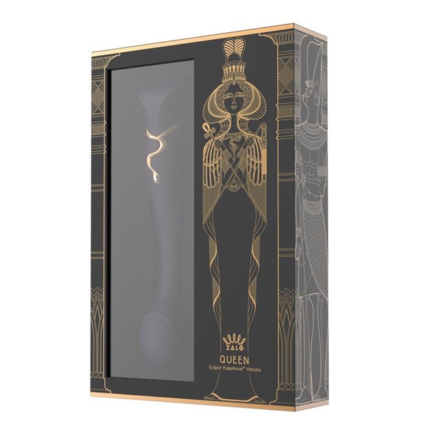 Queen G-punktvibrator med Pulse Wave & Sugefunksjon - Lilla