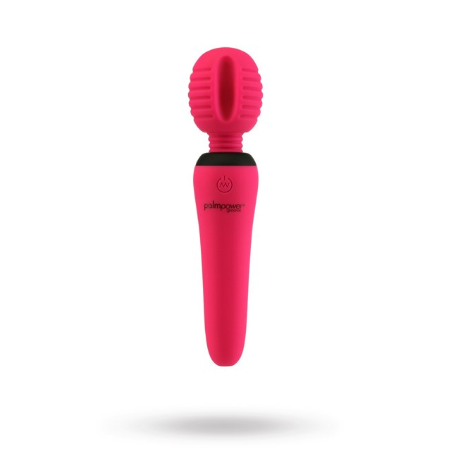 PALMPOWER GROOVE MASSAGE WAND - pink