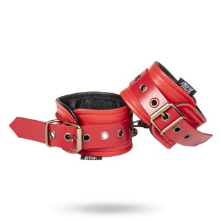 & Restrain Me - Red Wrist Cuffs