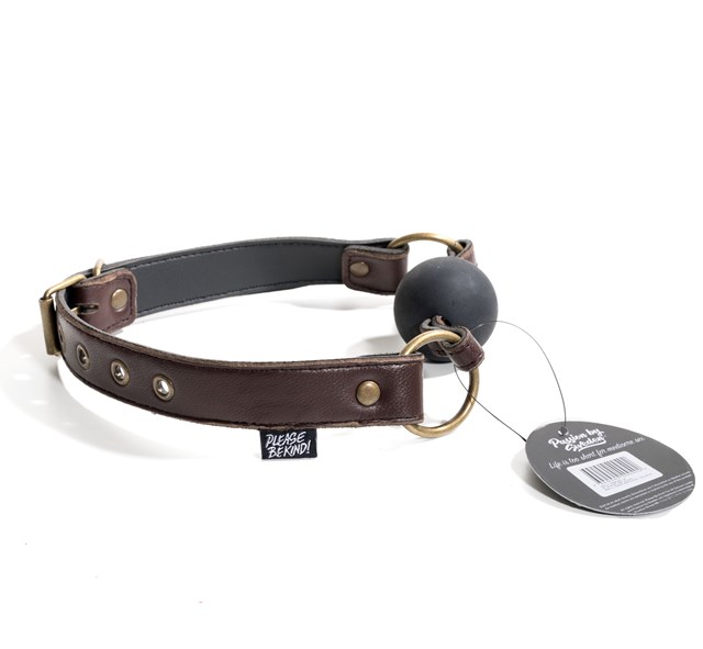 & Keep Quiet - Gag Brown/Black