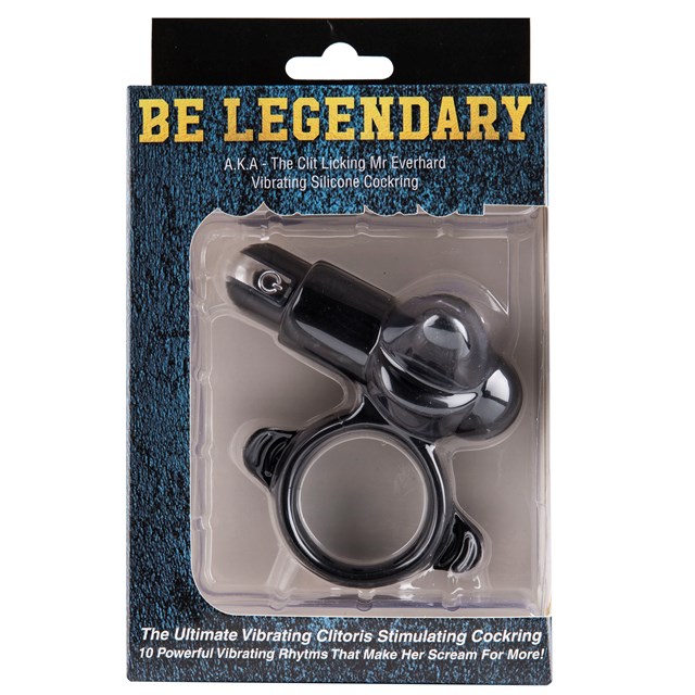 A.K.A - The Clit Licking Mr Everhard Vibrating Silicone Cockring