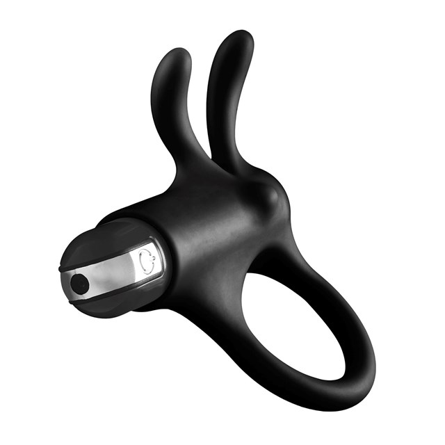 The Rabbit Humping Hard-On Vibrating Silicone Cockring
