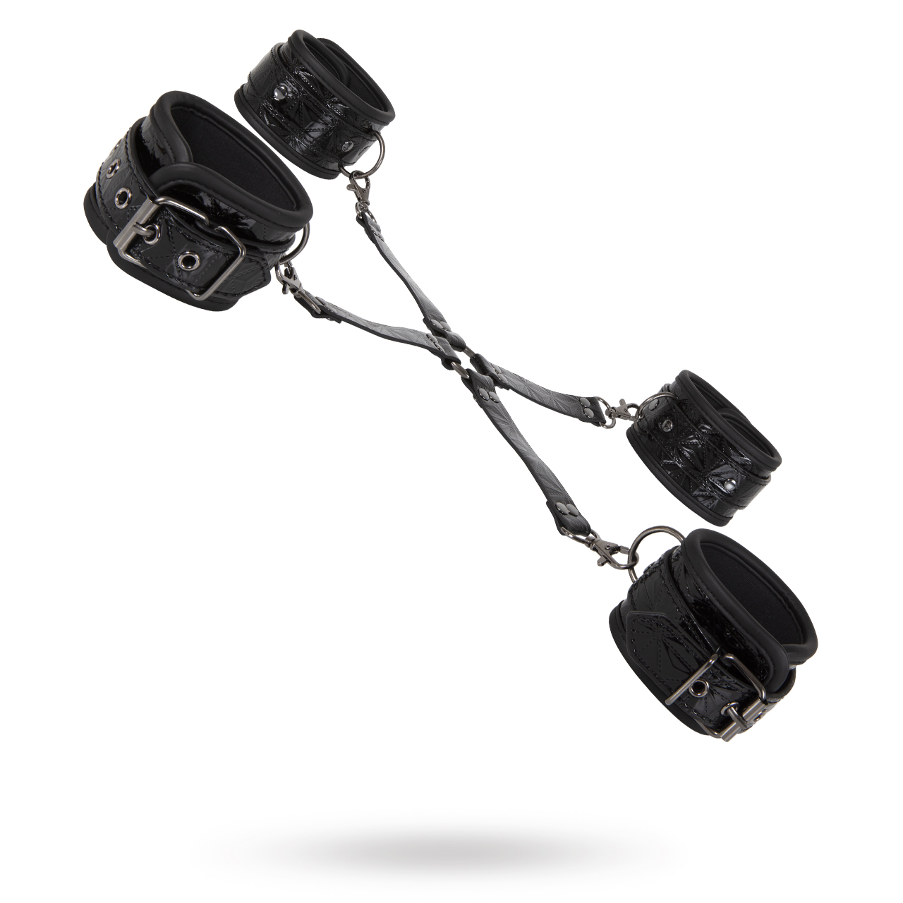 Diabolique Black - Hog-Tie Med Mansjetter