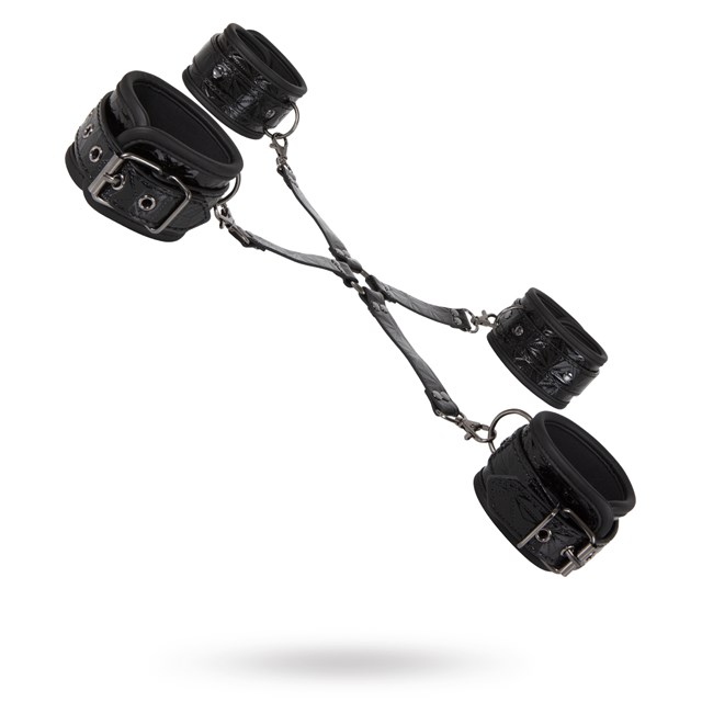 Diabolique Black - Hog-Tie Med Mansjetter