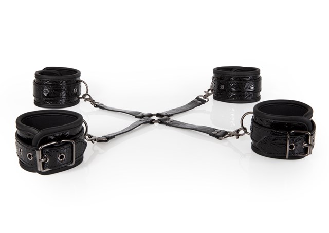 Diabolique Black - Hog-Tie Med Mansjetter