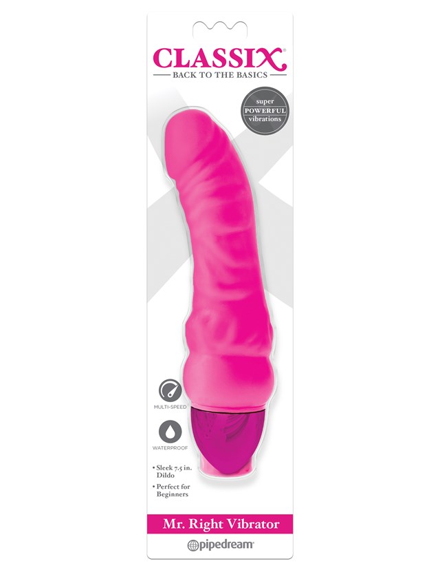 Classix Mr. Right - Rosa Vibrator
