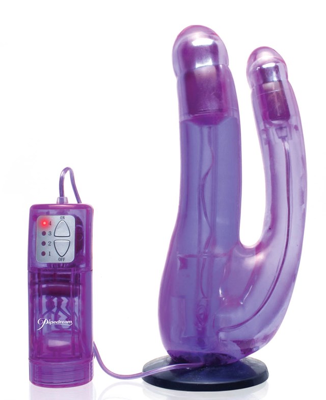 Crotchless Vibrating Double Penetrator