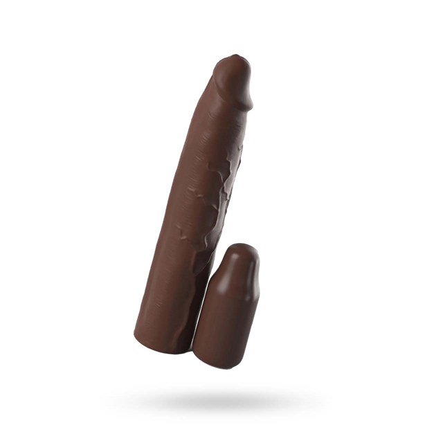 3" Silicone Mega X-tension - BROWN