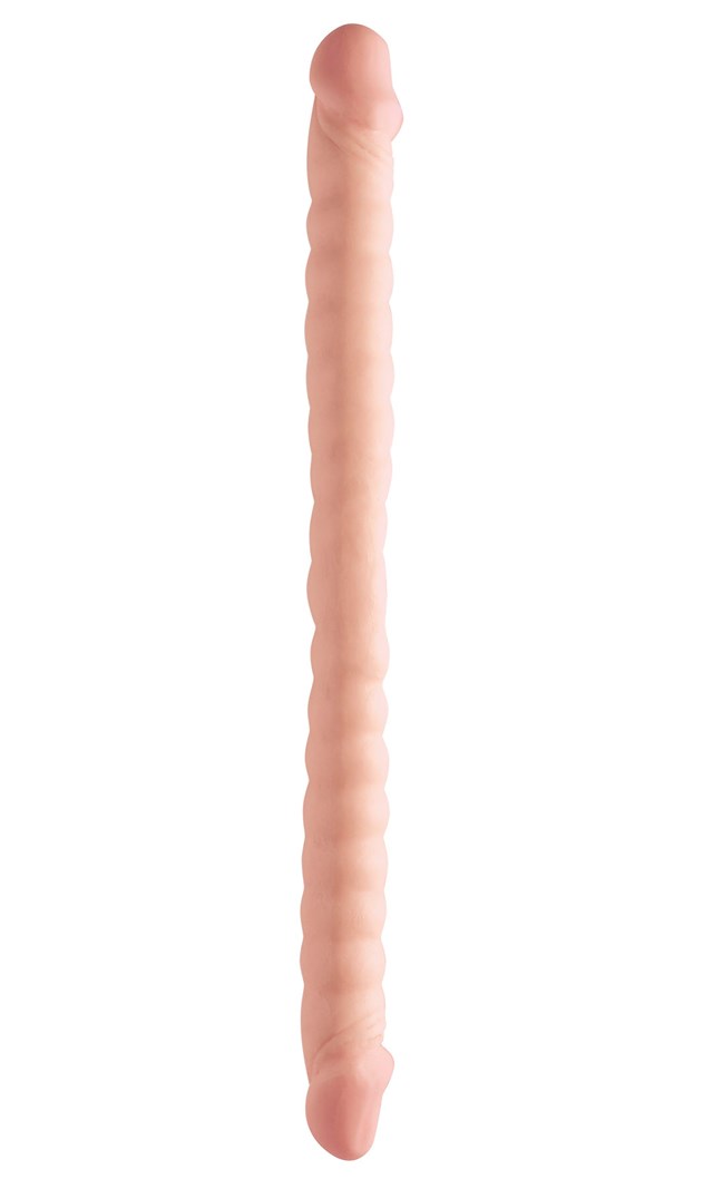 BASIX 45cm Ribbed Double Dildo