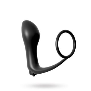 Ass-gasm Cockring Vibrating Plug