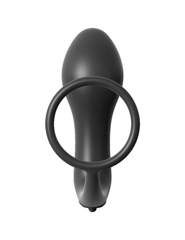 Ass-Gasm Cockring Vibrating Plug