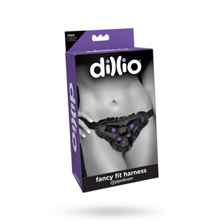 Fancy Fit Harness - Black/purple