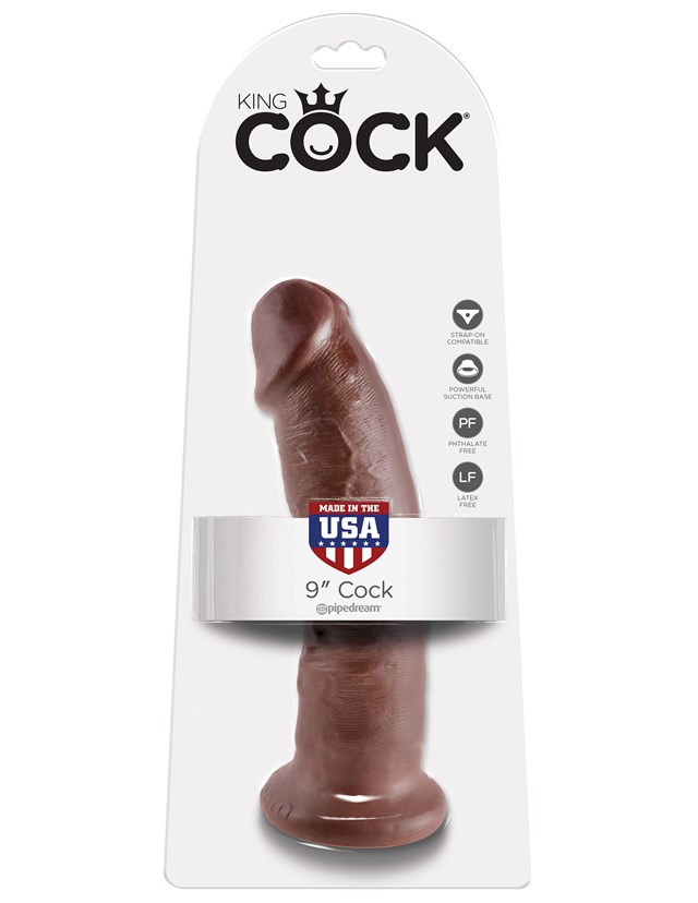 King Cock 23cm - Brown