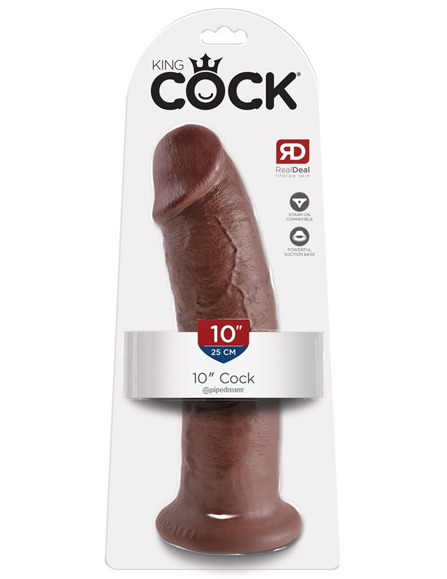 King Cock 25CM Cock - Brun