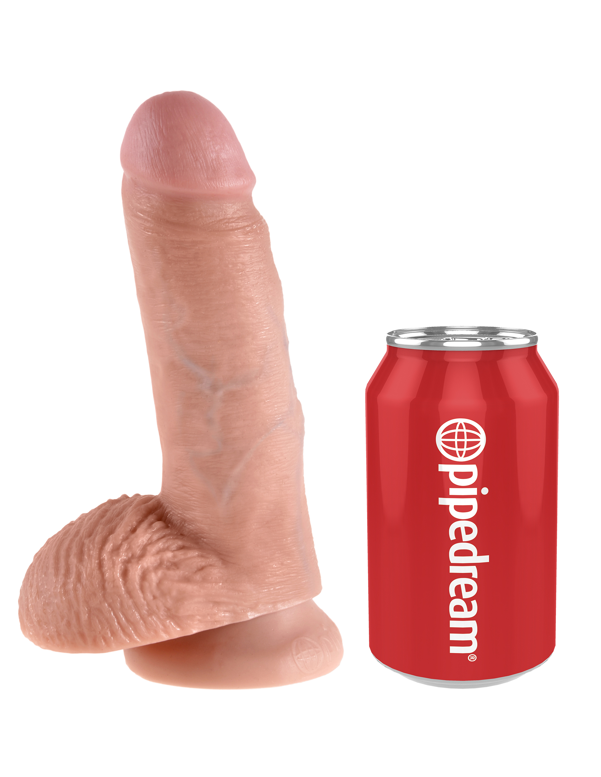Cock with Balls 18cm - Flesh