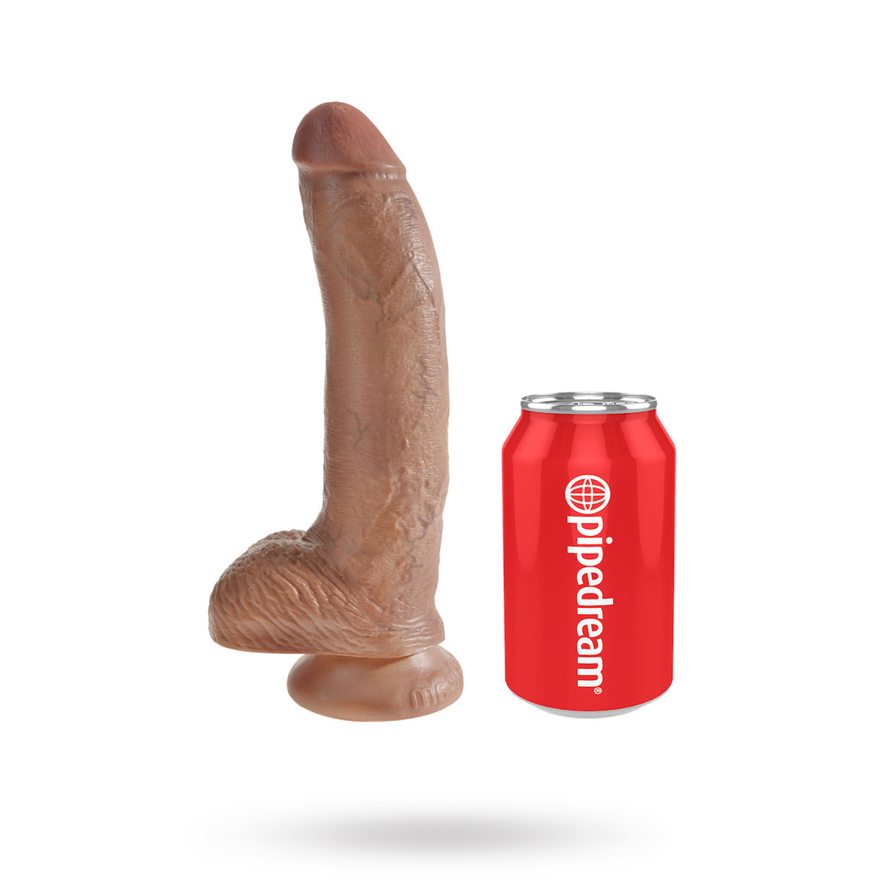 Cock with Balls 23cm - Tan