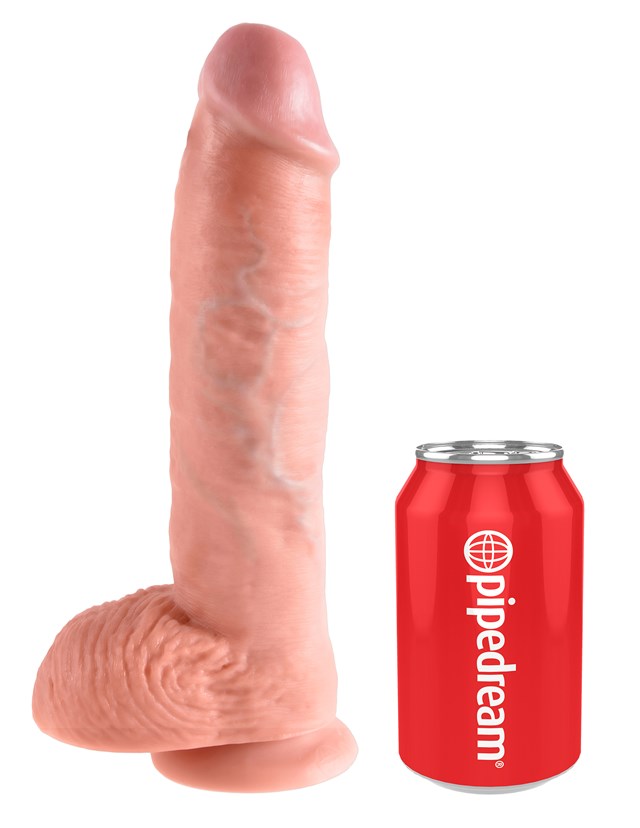 Cock with Balls 25.5cm - Flesh