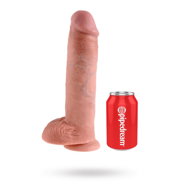Cock with Balls 29.5 cm - Flesh