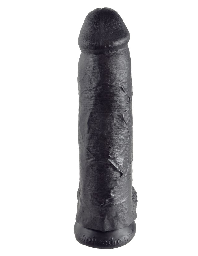 Cock with Balls 32 cm - Black