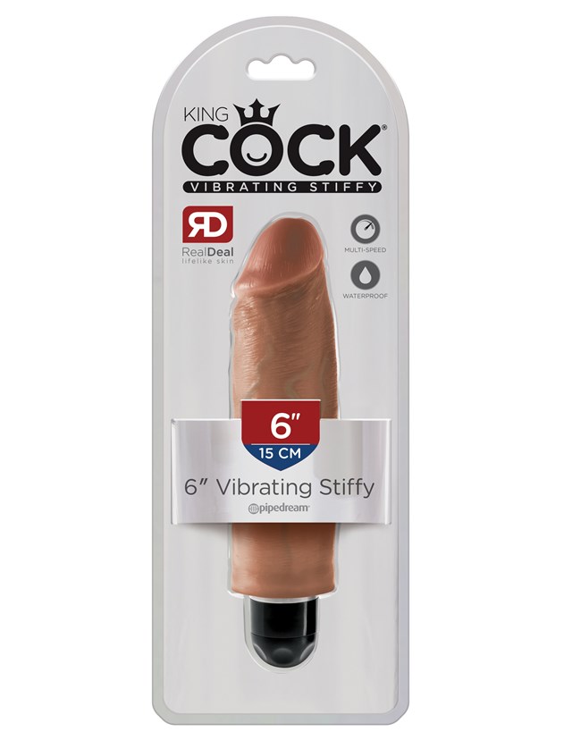Stiffy Vibrerende Dildo 18.5 cm - Solbrun