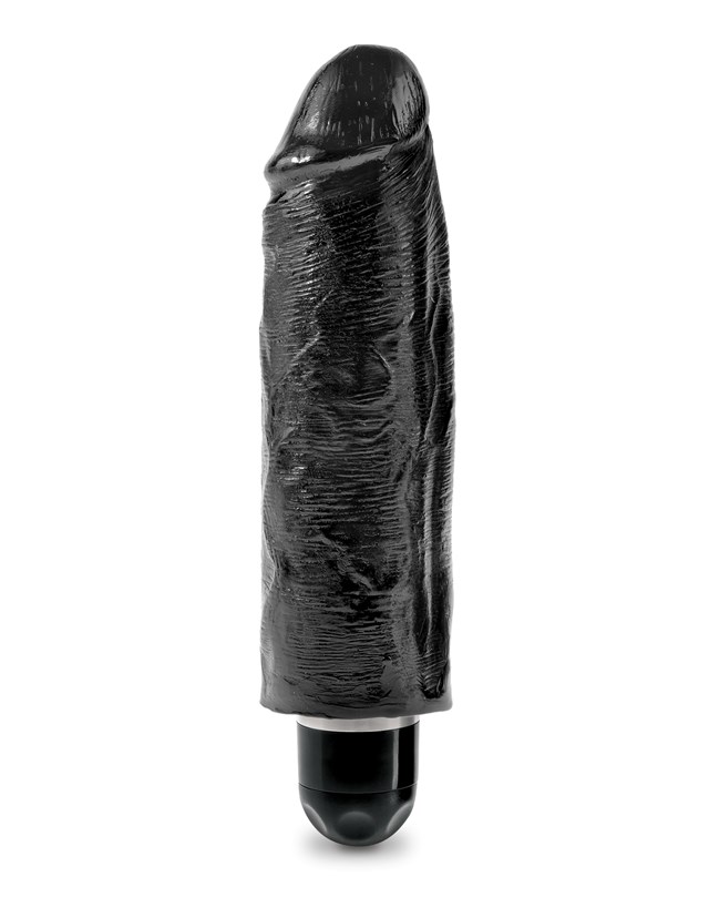 Stiffy Vibrerende Dildo 18.5 cm - Svart