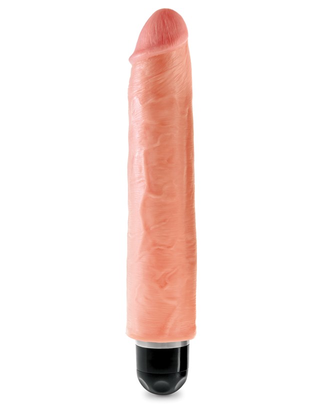 Stiffy Vibrating Dildo 25 cm - Flesh