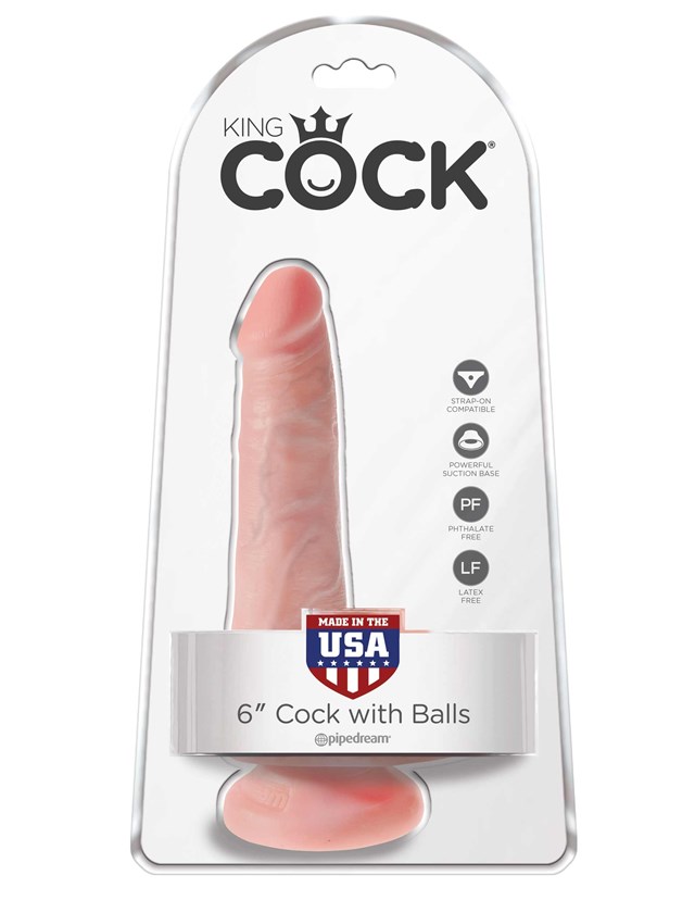 King Cock 18 cm with Balls - Flesh