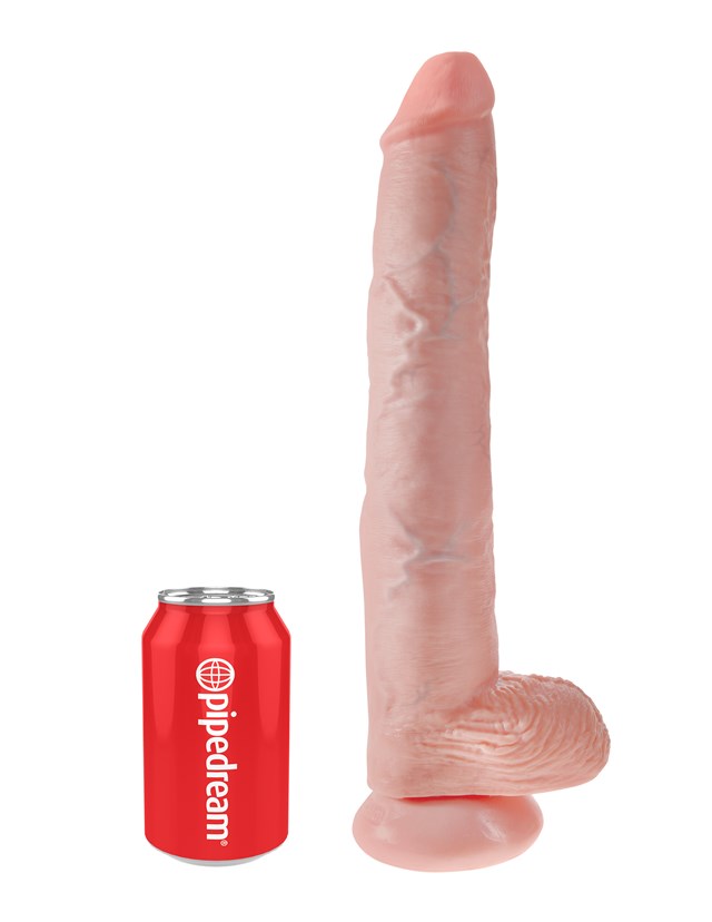 Cock with Balls 38 cm - Flesh