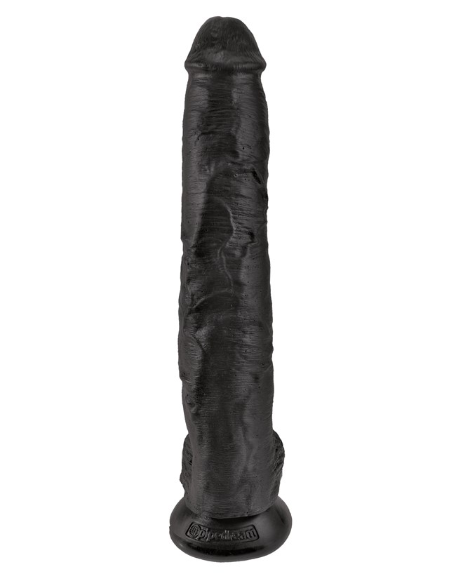 Cock with Balls 38 cm - Black