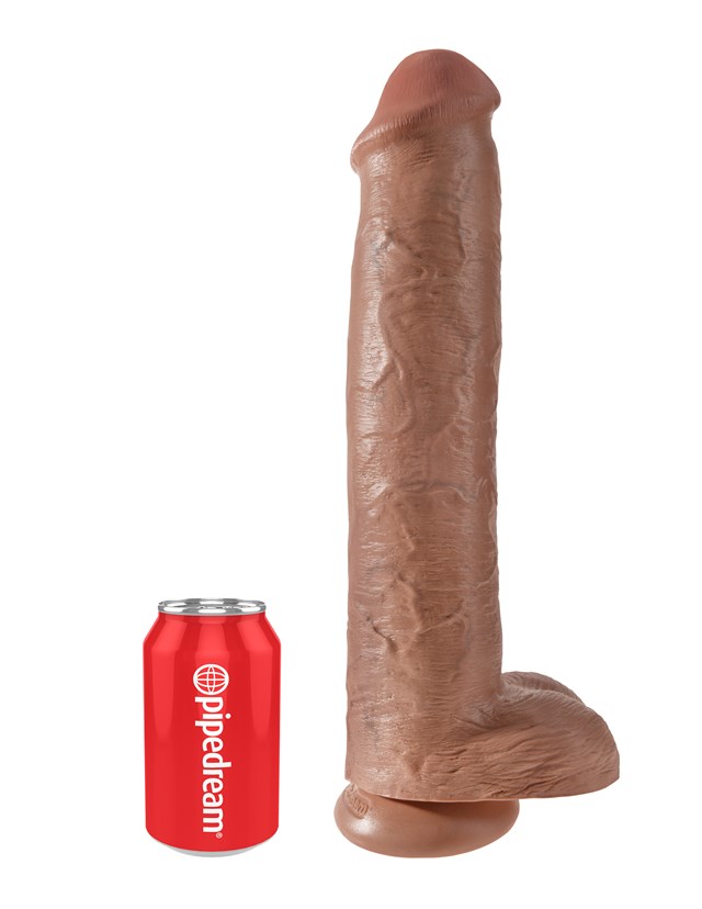 Cock with Balls 42 cm - Tan
