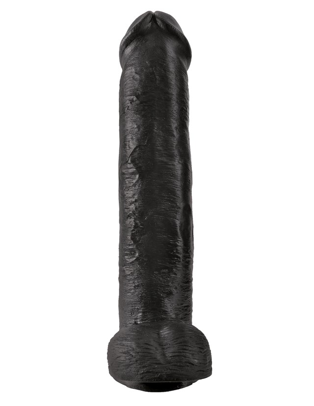 Cock with Balls 42 cm - Black