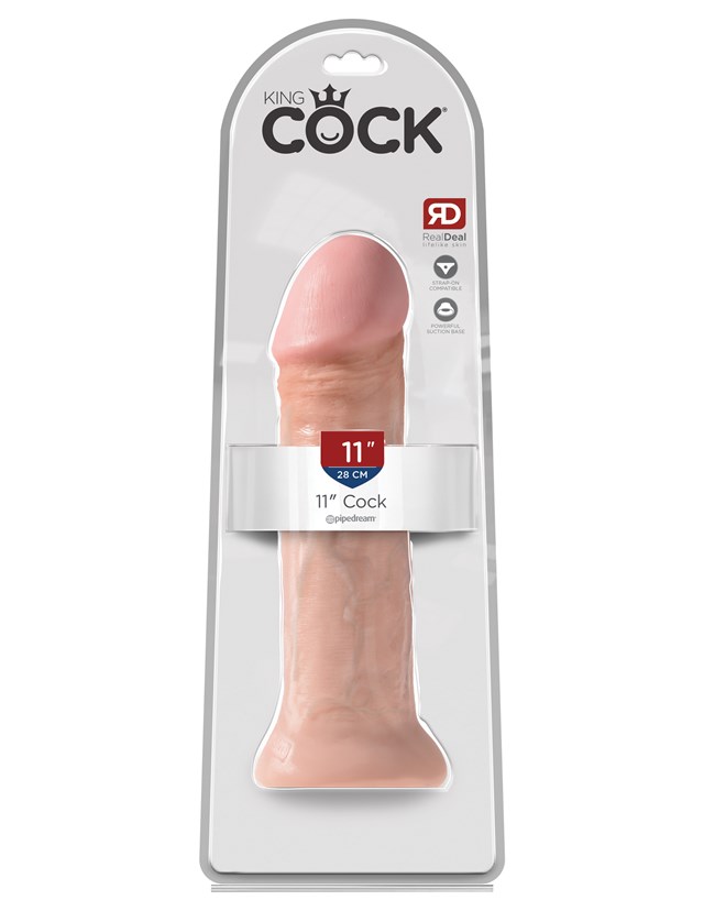 Dildo 28 cm - Lys