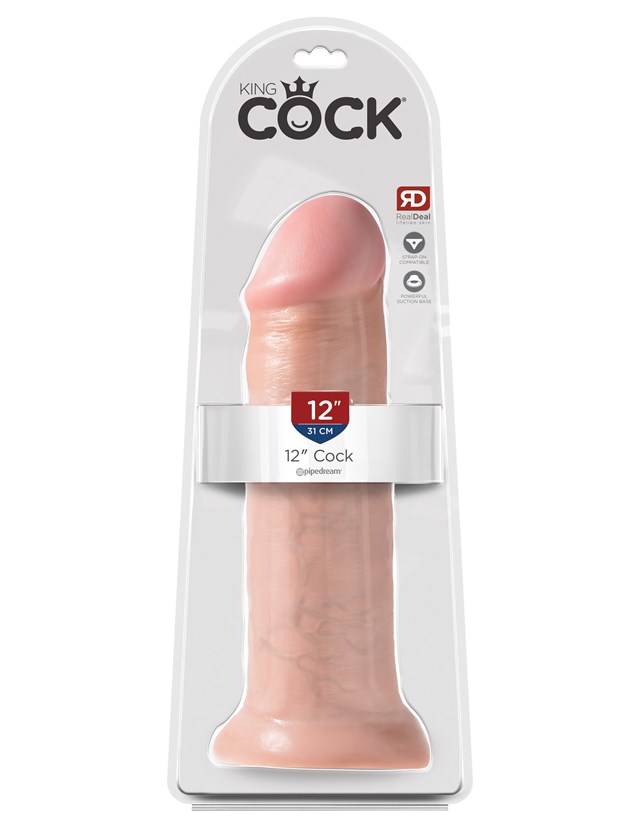 Dildo 30.5 cm - Lys