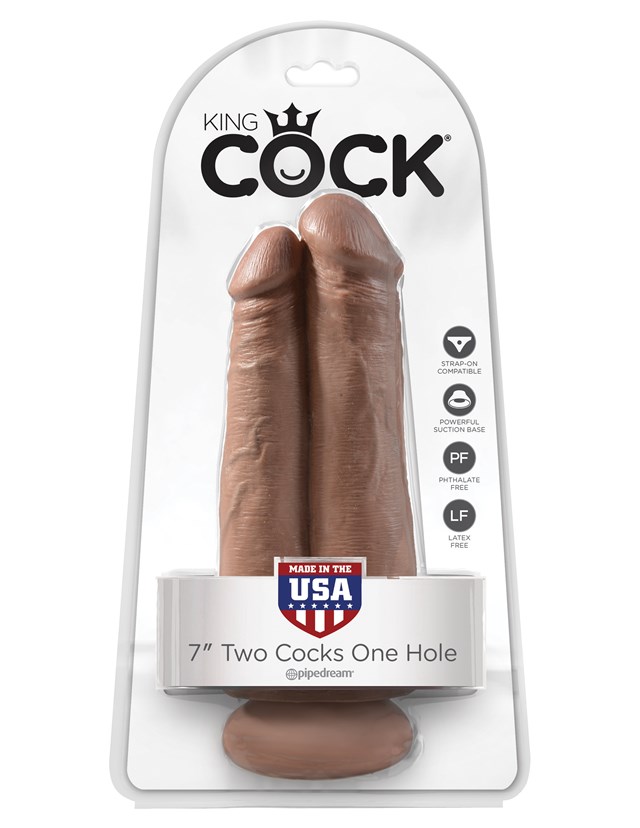 Two Cocks One Hole 18cm - Tan