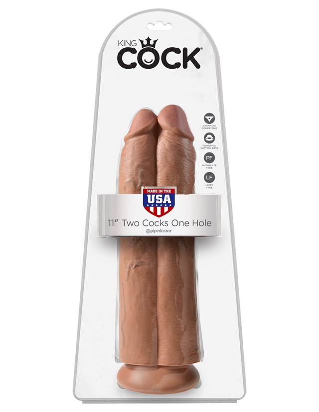 Two Cocks One Hole 28cm - Tan