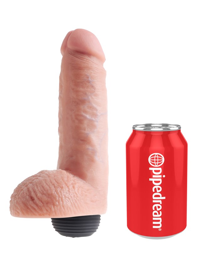 Squirting With Balls 20 cm - Flesh